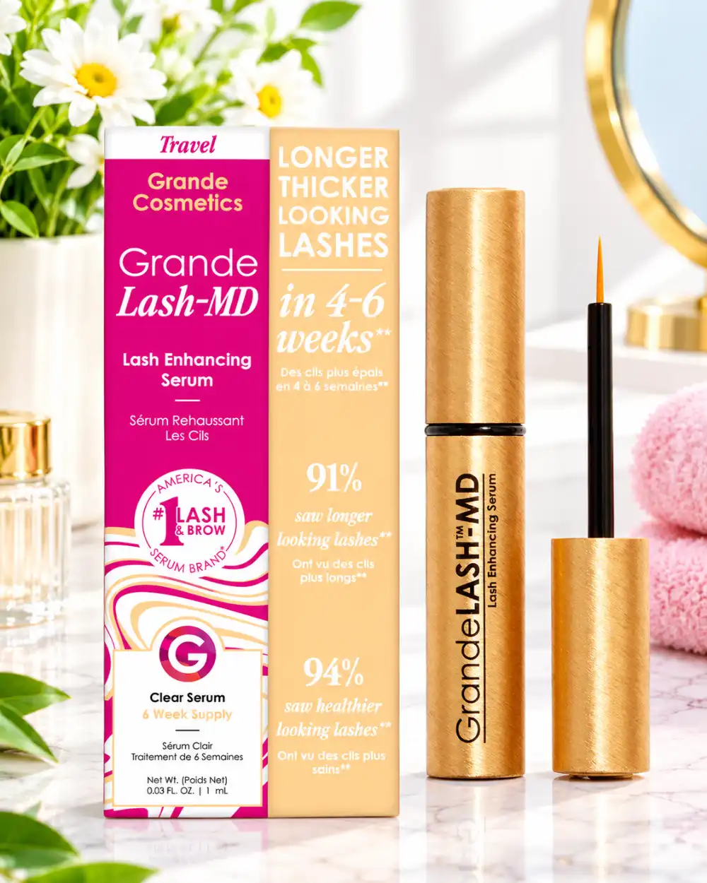Grande Cosmetics GrandeLASH-MD Review: Lash Enhancing Serum
